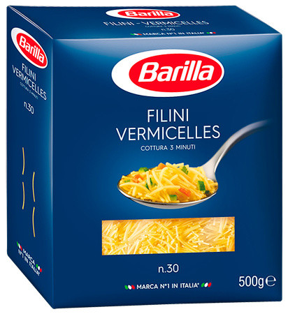 Макарони Barilla Filini №30 500 г вермішель Італія