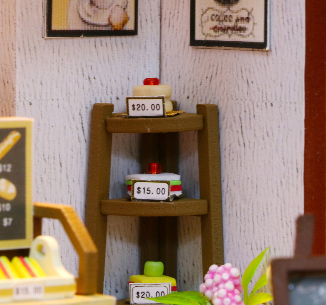 3D Румбокс Кафе "Coffee Time" - Кукольный Дом Конструктор / DIY Doll House от CuteBee - фото 6 - id-p1024816861