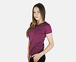 Жіноча футболка бордова базова Valueweight lady-fit Fruit of the Loom XXL, 52, фото 3