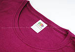 Жіноча футболка бордова базова Valueweight lady-fit Fruit of the Loom XXL, 52, фото 5
