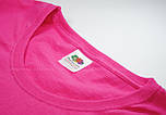 Жіноча футболка малинова базова Valueweight lady-fit Fruit of the Loom XXL, 52, 100% бавовна, фото 5