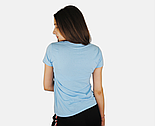 Жіноча футболка блакитна базова Valueweight lady-fit Fruit of the Loom, XS, 42, фото 2