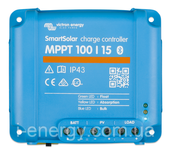 Сонячний контролер заряду SmartSolar MPPT 100/15 Bluetooth