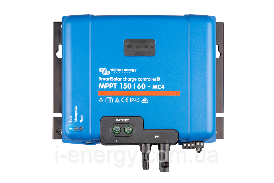 Сонячний контролер заряду SmartSolar MPPT 150/60-Tr Bluetooth SCC115060210 Victron Energy 150В 60А, фото 1