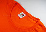 Жіноча футболка оранжева базова Valueweight lady-fit Fruit of the Loom XXL, 52, фото 5