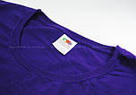 Жіноча футболка фіолетова базова Valueweight lady-fit Fruit of the Loom XXL, 52, фото 5
