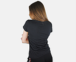 Жіноча футболка чорна базова Valueweight lady-fit Fruit of the Loom XXL, 52, 100%бавовна, фото 3