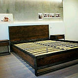 Ліжко в стилі LOFT (NS-970000130), вис-10000 мм, шир-210 мм, довж-1900 мм,, фото 2