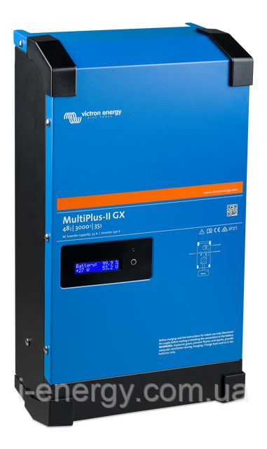 Гібридний інвертор MultiPlus-II 48/3000/35-32 GX PMP482306000 Victron Energy 48В 3000ВА 35А
