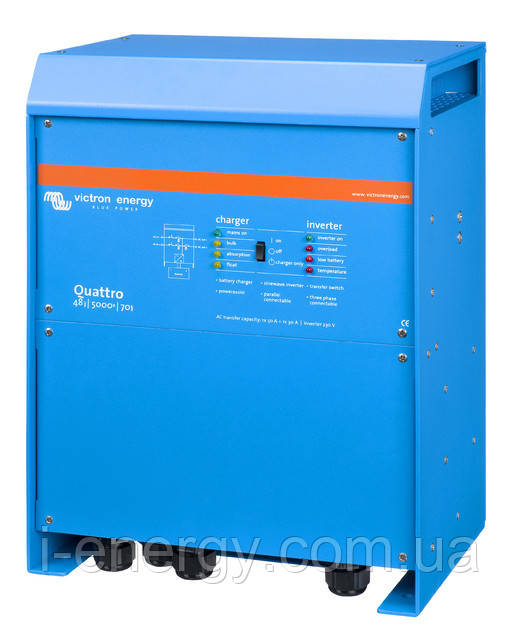 Гібридний інвертор Quattro 48/5000/70-100/100 QUA485021010 Victron Energy 48В 5000ВА 70А