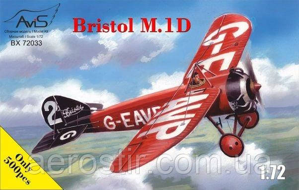 Винищувач Bristol M.1D 1/72 Avis 72033
