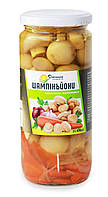 Шампіньйони Домашні продукти 480г закусочні мариновані цілі