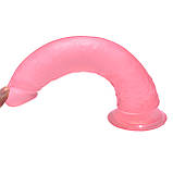 Силіконовий фалоімітатор великий. 21 см, фото 7