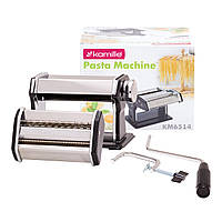 Локшинорізка настільна Kamille KM-6514 150мм Механічна локшинорізка з нержавіючої сталі Тісторозкатка