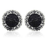 Наклейки на груди (круглі) з ажуром, фото 3