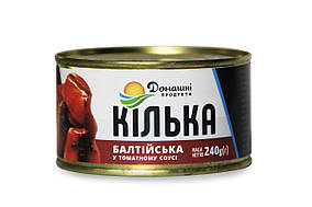 Консерва Домашні продукти 240г Кілька балтійська т/з