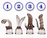 Силіконова насадка на вібратор Чарівна паличка, фото 3