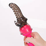 Силіконова насадка на вібратор Чарівна паличка, фото 7