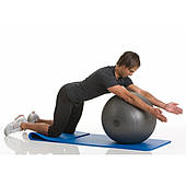 Фітбол LiveUp GYM BALL діаметр 75 см сірий (LS3221-75g)