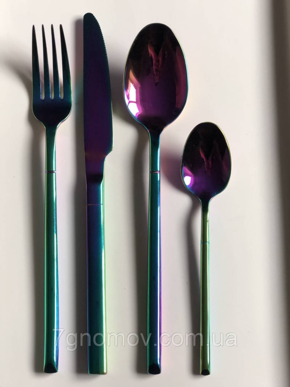 Набір столових приборів в коробці 4 предмета Хамелеон