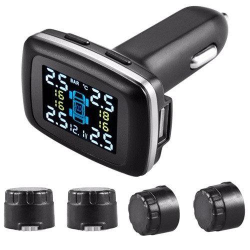 Система контролю тиску в шинах TPMS ЖК USB TP620 з зовнішніми датчиками, фото 1