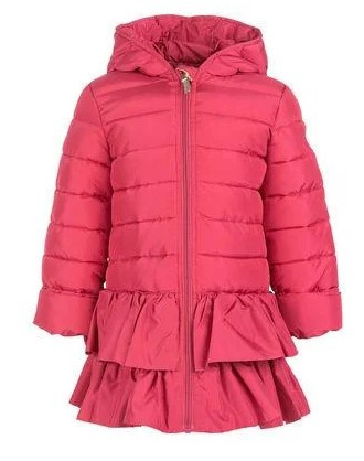 Яскраве дитяче пальто для дівчинки BRUMS Італія 163BEAA004 Червоний 80 см  ⁇  Верхній одяг для дівчаток