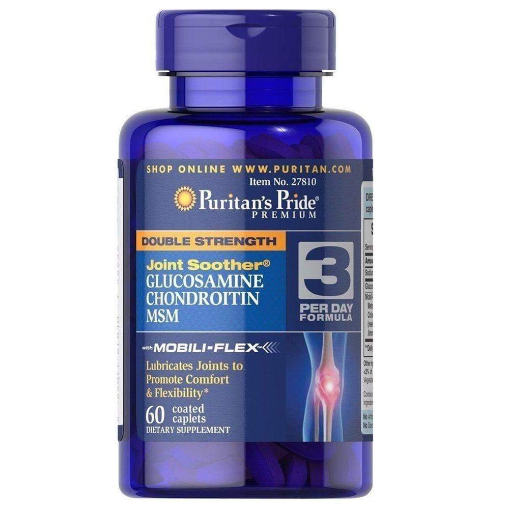 Double Strength Glucosamine, Chondroitin & MSM (60 caps) Puritan's Pride