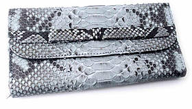 Гаманець зі шкіри пітона сірий (30х11х2 см)
