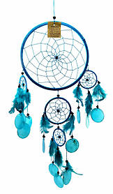 Ловець снів зі слюдою (d-22 см h-60 см)