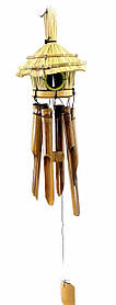 Музика вітру бамбукова "Будиночок" (15х15х70 см)