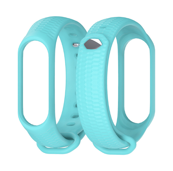 Ремінець Xiaomi Mi Band 4 / 3 MiJobs Aurora силіконовий Блакитний 1990P