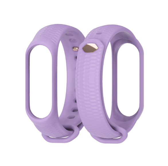Ремінець Xiaomi Mi Band 4 / 3 MiJobs Aurora силіконовий Світло-фіолетовий 1990P