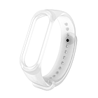 Ремінець Xiaomi Mi Band 4 / 3 MiJobs силіконовий напівпрозорий Білий 2155P, фото 2