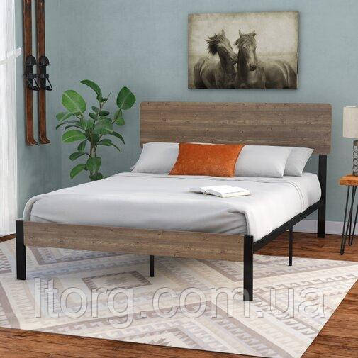 Ліжко в стилі LOFT (NS-970003212), вис-1200 мм, шир-2000 мм, довж-1800 мм,, фото 1