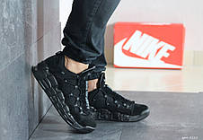 Кросівки чоловічі Nike Air More Money,нубук,чорні, фото 2