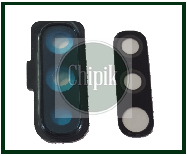 Скло (віконце камери) для Samsung A705, Galaxy A70 2019, Чорне