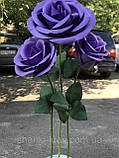 Декор Куст Гигантских Роз Сиреневые Продажа, фото 3