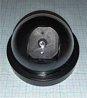 Купольна камера відеоспостереження, муляж, імітація, чорна, на батарейках