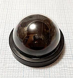 Купольна камера відеоспостереження, муляж, імітація, чорна, на батарейках, фото 4