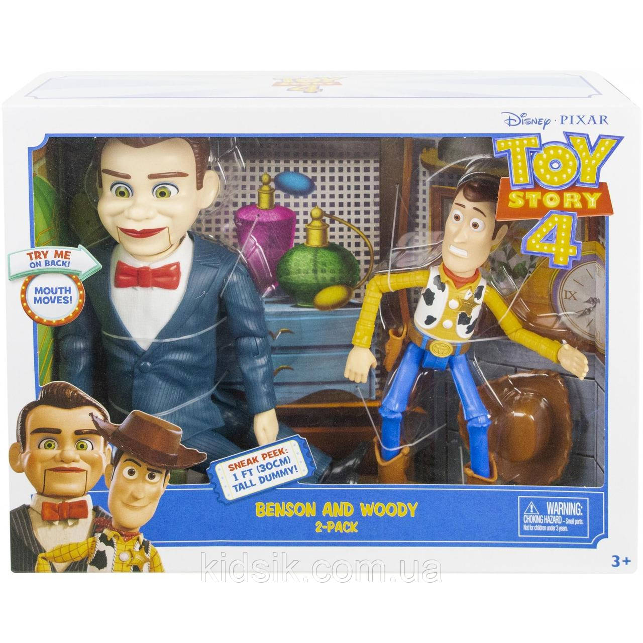 Набір лялька Шериф Вуді і Бенсон Історія іграшок 4, Toy Story 4 Benson and Woody
