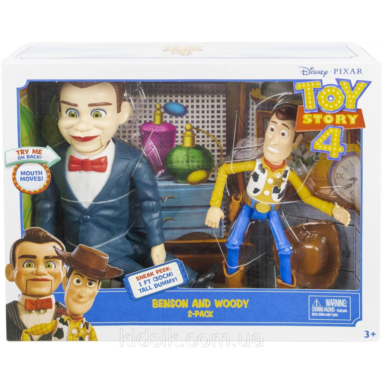 Набір лялька Шериф Вуді і Бенсон Історія іграшок 4, Toy Story 4 Benson and Woody, фото 1