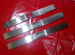 Накладки на пороги NISSAN ALMERA CLASSIC