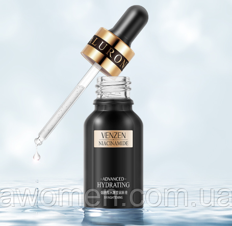 Сироватка Venzen Niacinamide Advanced Hydration з ніацинамідом 15 ml, фото 1