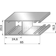 Alutech GR65x24I/eco шина напрямна для ролет