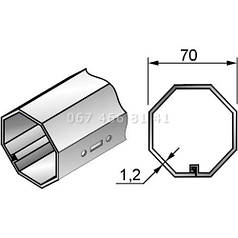 Alutech RT70x1,2 вал октогональний для ролет