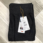 Гамаші чоловічі безшовні бавовна Шугуан, темно-сірі, 1833, фото 3