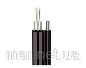 Кабель на несучій сталевий дріт FTTH001-SM-18,1 волокно, дві сталеві зміцнюючі дроту, бухта 2000м