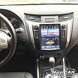 Штатна магнітола для Nissan Navara NP300 2017-2018 Tesla Style на Android, фото 2