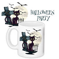 Чашка з принтом Halloween party 330 мл (KR_HAL019)