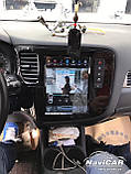 Штатна магнітола для Mitsubishi Outlander 2013-2019 Tesla Style на Android, фото 3